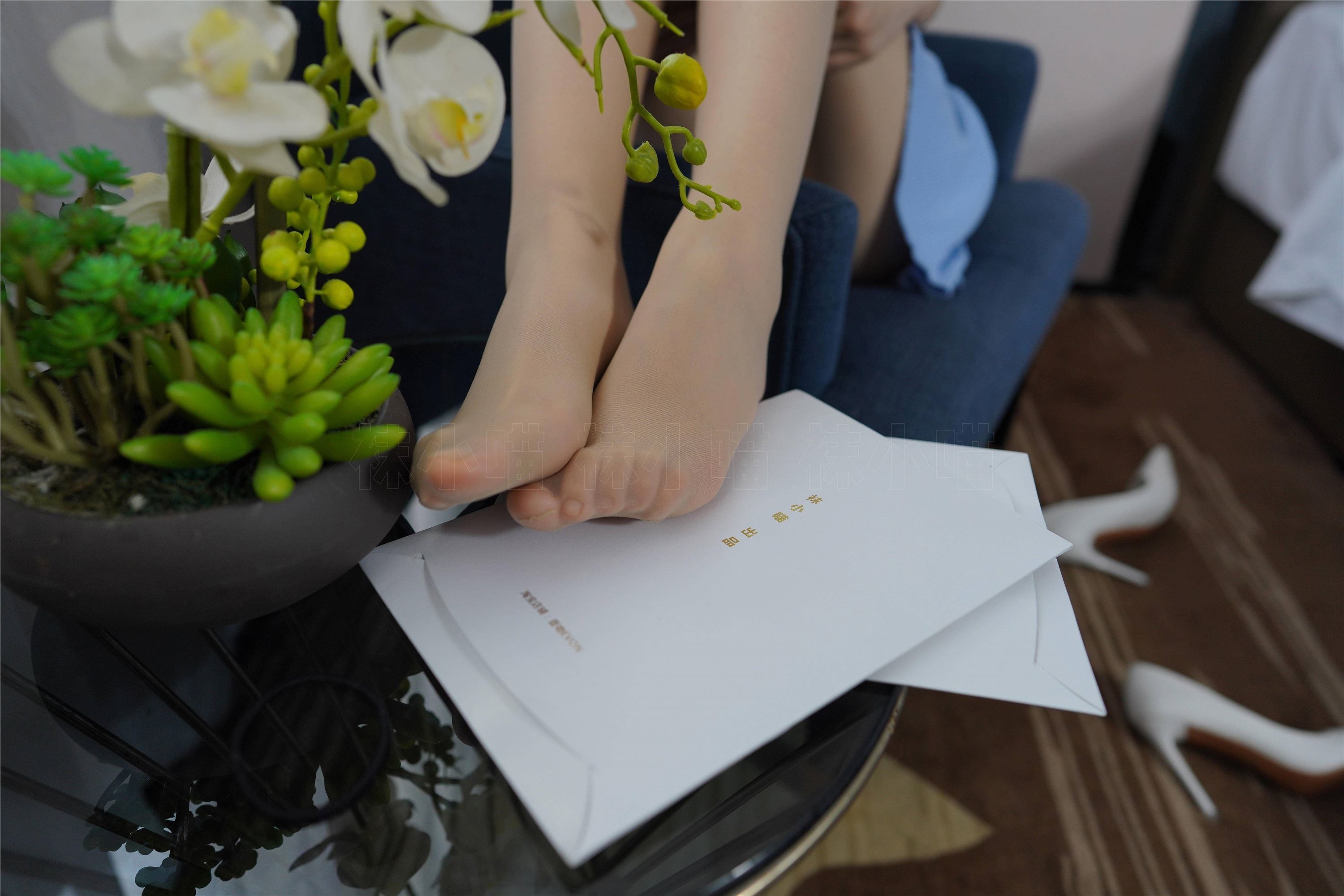 kittyWawa袜小喵  KT252 浅蓝连衣裙